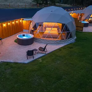 Luksusowy namiot Diamond Glamp & Jacuzzi, Zakopane